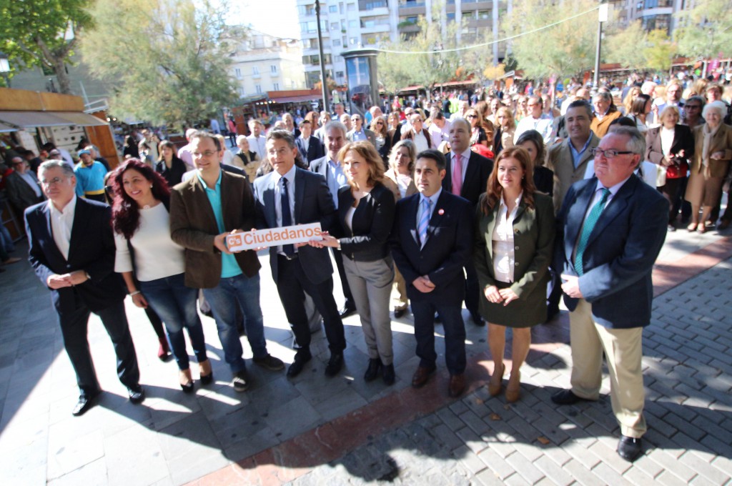 Los miembros de la lista de Ciudadanos Granada al Congreso y al Senado