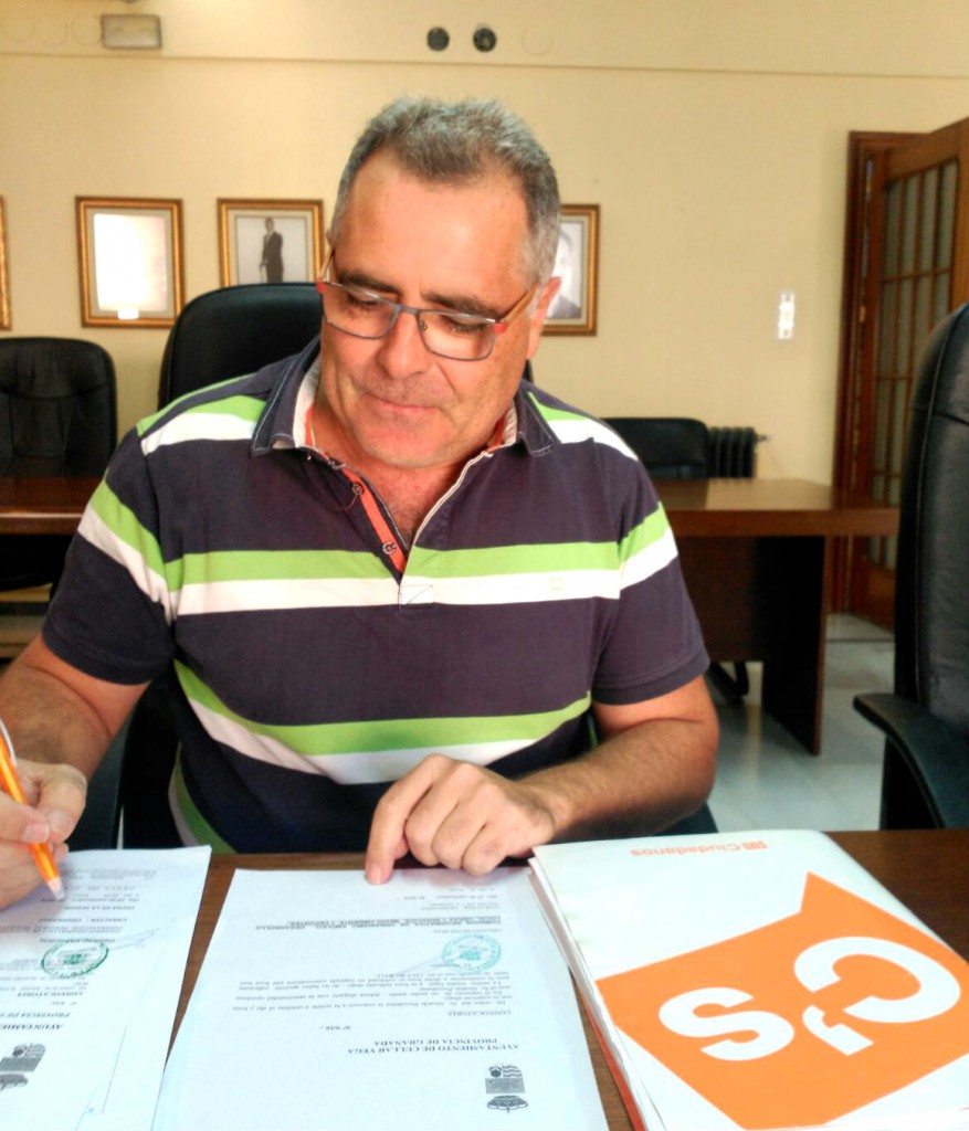 El portavoz de Ciudadanos en el Ayuntamiento de Cúllar Vega José Manuel Casals