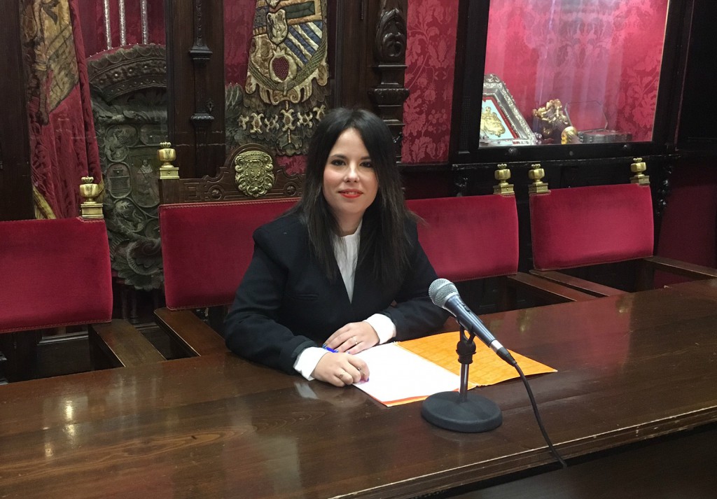 La concejal del grupo municipal de Ciudadanos Lorena Rodríguez