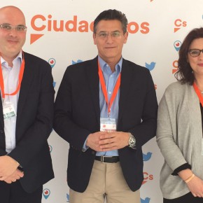 Luis Salvador, María del Mar Sánchez y Raúl Fernández, los tres granadinos que forman parte del Consejo General de Ciudadanos