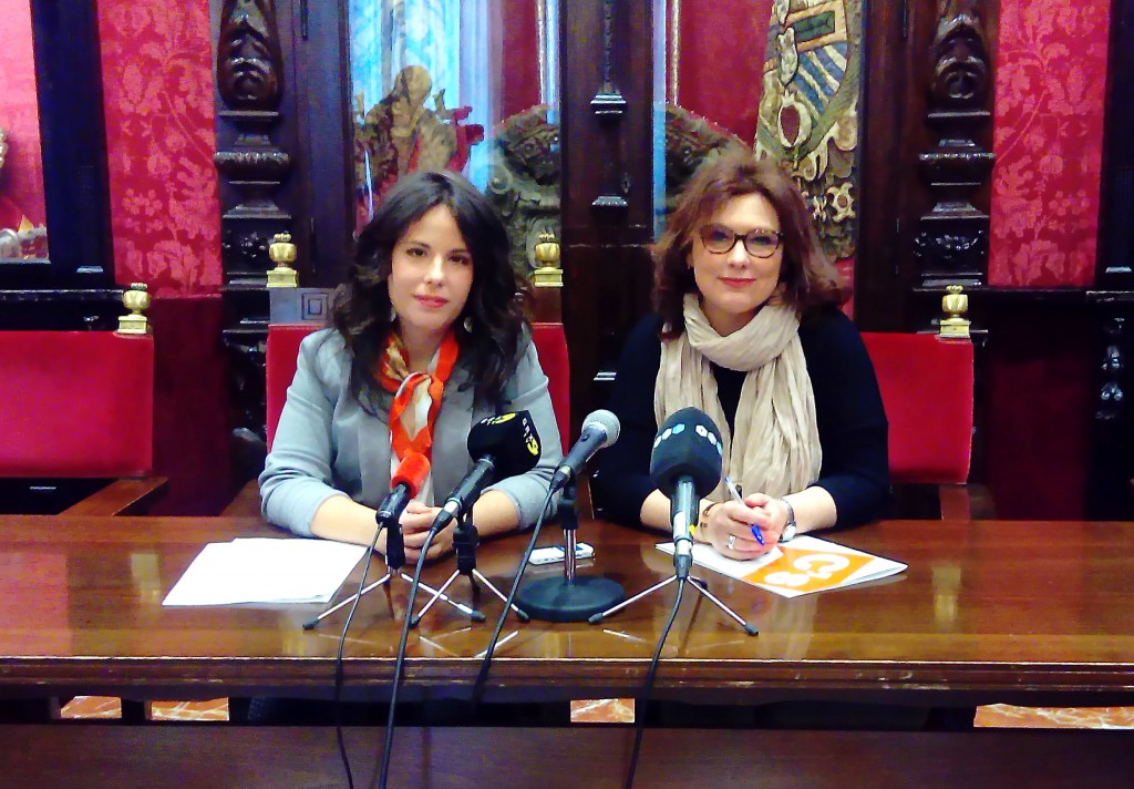 Las concejales de Cs Lorena Rodríguez y María del Mar Sánchez